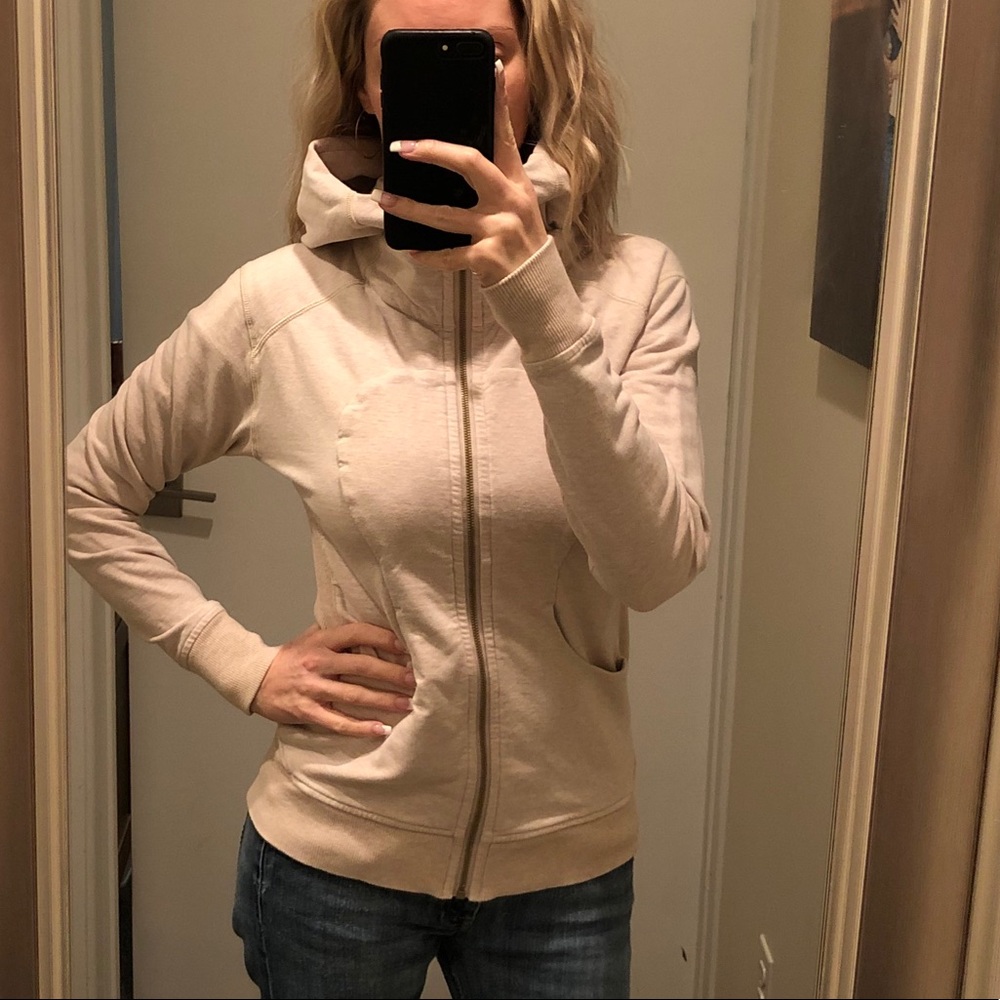 Lululemon hoodie in Heathered Oatmeal
